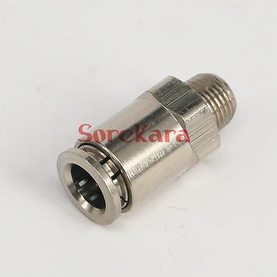  M5 x Tube OD 4/6mm Brass Pneumatic Push In Connector Quick Release Fitting