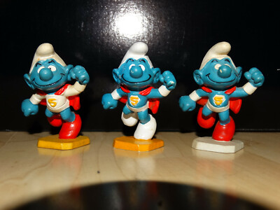 #C52# Schleich Schlumpf smurf 20119 Gigant Superman 3 Varianten