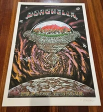 COACHELLA 2011 RED VARIANT POSTER~EMEK~4/15-17/2011~INDIO, CA~S&N OUT OF 100