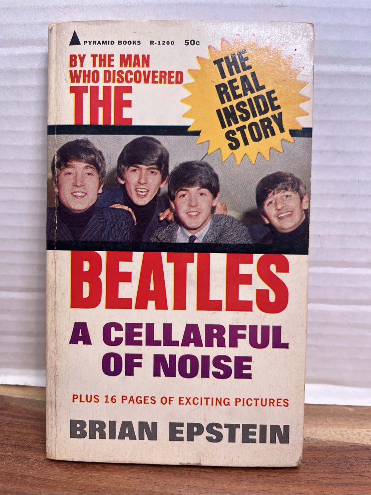 A Cellarful Of Noise ,  By The Man Who Discovered The Beatles Brian Epstein Vtg