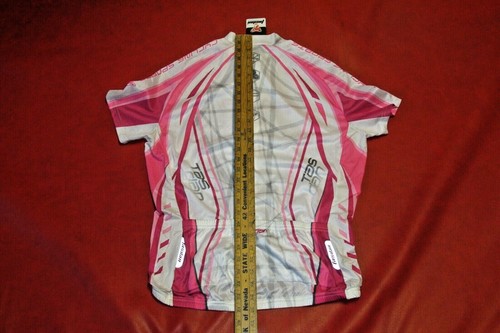 Tasdan Cycling Top Shirt PINK/WHITE Womens XXXLARGE NEW - Picture 5 of 6