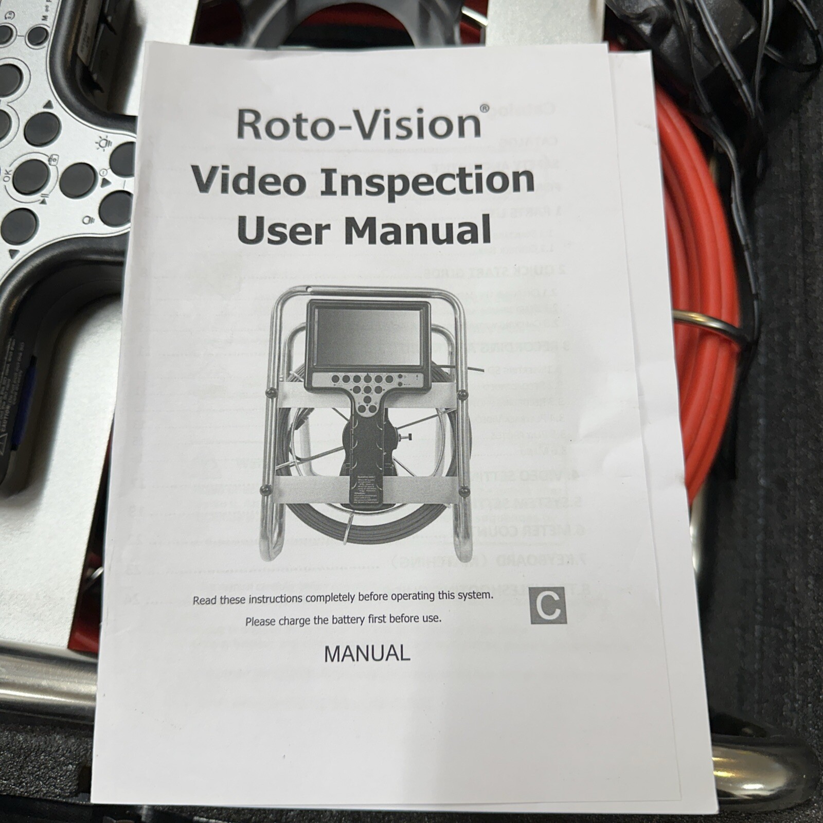 Roto Vision Video Inspection Camera - Used Twice | Roto Brush | Duct Insp