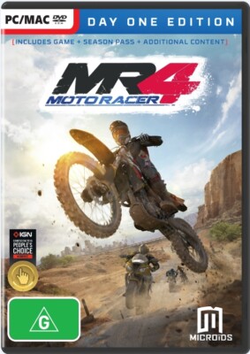 MR4 Moto Racer 4 PC NEW + OZI DLC + SEASON PASS! D1 Motor Bike Cross Racing Game