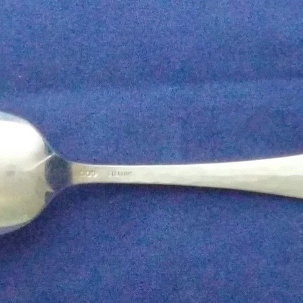 8 DEMITASAS MARTILLADAS ANTIGUAS PUNTIAGUDAS DE PLATA ESTERLINA DE CAÑA Y CARTÓN 1 OFERTA Foto 3 de 3