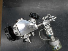 GEMU 2014890 DIAPHRAGM VALVE W/ CONTROLLER & 2.5" TRI CLAMP W/ SIDE VALVE