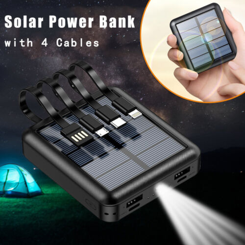 4000000mAh mini Solar Power Bank 4 Outputs USB Portable Charger For Cell Phone - Afbeelding 1 van 13