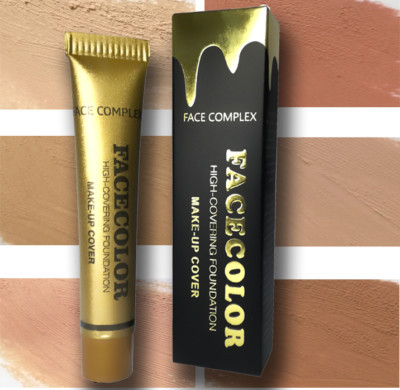 FONDOTINTA FACECOLOR MAKE-UP COVER FACE COMPLEX IN VERSCHIEDENEN FARBEN HIGH COVERING