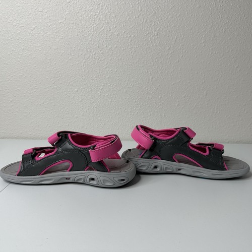 Columbia Youth Techsun Pink Omni Grip Adjustable Sandals Size 2 Water Shoe New - Picture 7 of 9