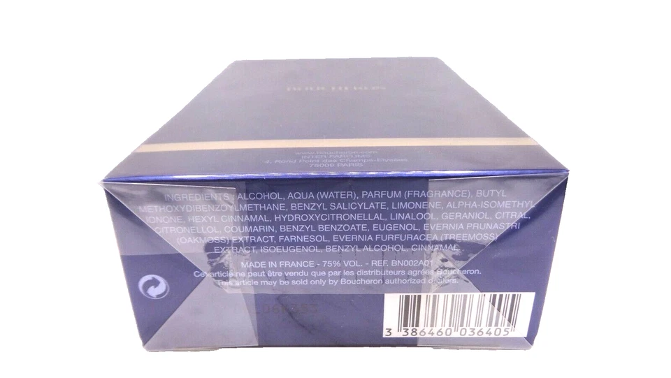 Boucheron Pour Homme 3.3 / 3.4 oz 100 ml EDT spray Foto 4 de 4