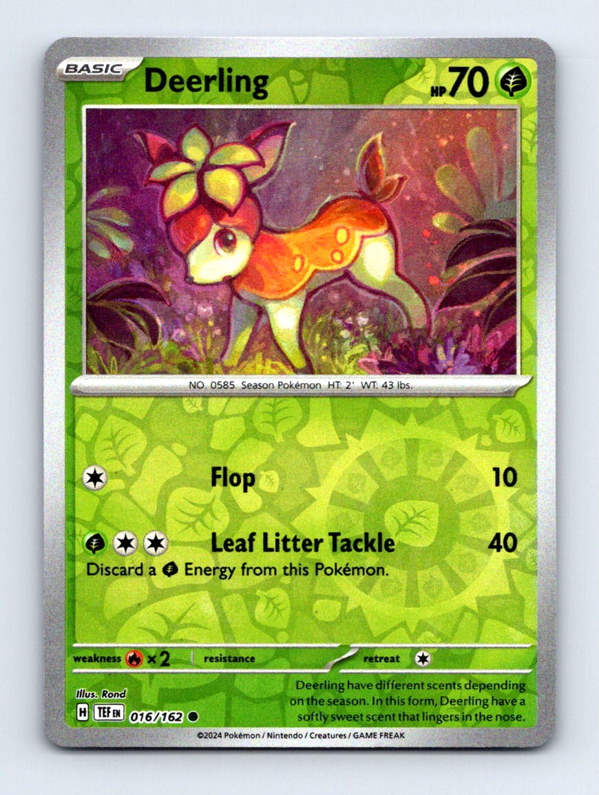 #16 2024 Temporal Forces - Deerling Reverse Holo