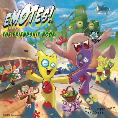 THE FRIENDSHIP BOOK (EMOTES!) By Matt Casper - Hardcover **BRAND NEW**