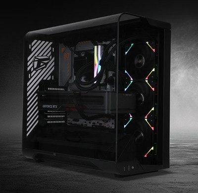 Colorful iGame C25A Chassis Equipped with a built-in cross-flow fan.