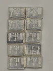 Lot of 10 Valcambi 0.999 Fine Silver 1 Gram Bullion Bars