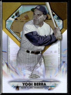 2022 Topps Chrome Update Diamond Greats Yogi Berra #DGC-40