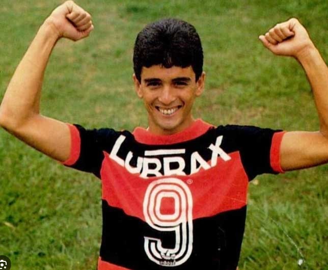 Bebeto 9 Flamengo 1987-91 Home Brasil Vintage Jersey Camisa