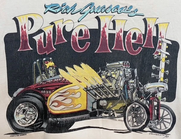 CAMISETA VRHTF NHRA COOL DE COLECCIÓN ORIGINAL RED LINE PURE HELL AA/FA DRAG RACING XL DE COLECCIÓN Foto 4 de 4