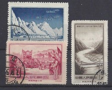 CHINE - ROUTES de HAUTE MONTAGNE - YVERT N° 1069/71 - SERIE COMPLETE - OLITERES