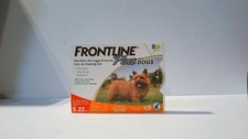 Frontline Plus Flea and Tick Dog Treatment 5-22 lb, 8 Doses New 