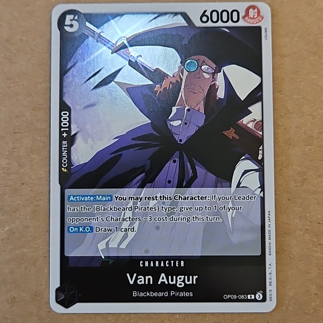 One Piece Van Augur (OP09-083/229) OP09 Emperors in the New World NM FOIL TCG