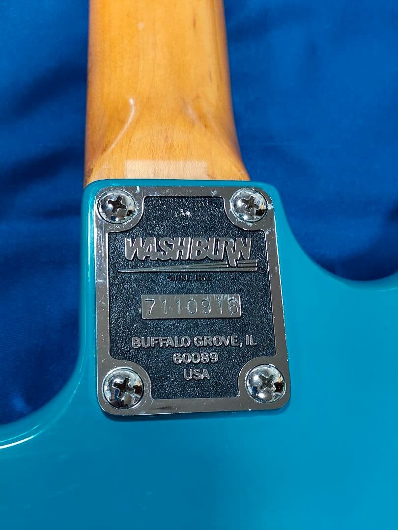 Washburn G-JRV Electric Guitar Blue Solid Body Maple Neck 3