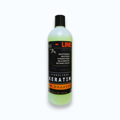 EK-Line Keratin Amino Acid Shampoo 16oz Low Sulfate Salon Care