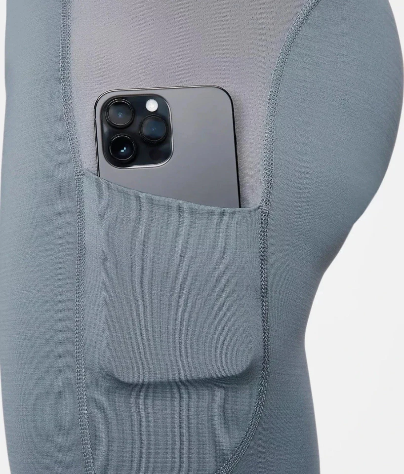 New NIKE PRO Warm Training Tight Men's Size M Grey | Style FB7961-084 NWT $55 - Image 3 of 4