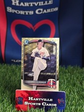 Marketplace image: 2025 Bowman Draft James Ellwanger Chrome Superfractor 1st Prospect #1/1 Twins