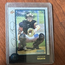 Topps 1998 Bowman Chrome Jayson Werth Baltimore Orioles Rookie Card #81. rookie card picture