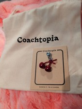 NEW COACH COACHTOPIA CHERRY CHARM