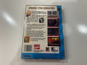 The Amazing Spider-Man vs. Kingpin (Sega CD 1993) CIB Complete w Manual N MINT