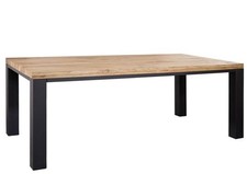 Holz Esstisch groß modern Esszimmertisch Massivholz Wildeiche Tisch 200x100