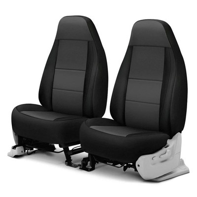 For Chevy Corvette 78 Seat Cover CR-Grade Neoprene 1st Row Black & Charcoal