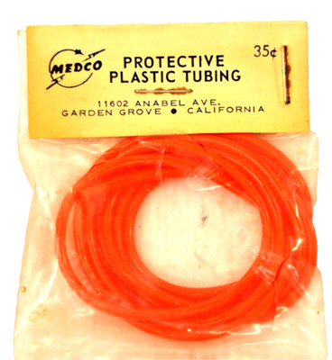 Medco R.C. Models ORANGE Protective Plastic Tubing 36''  x 2.25mm OD/ 1.5mm ID