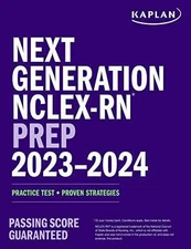 Next Generation NCLEX-RN Prep - Paperback, by Kaplan Nursing - Very Good h
