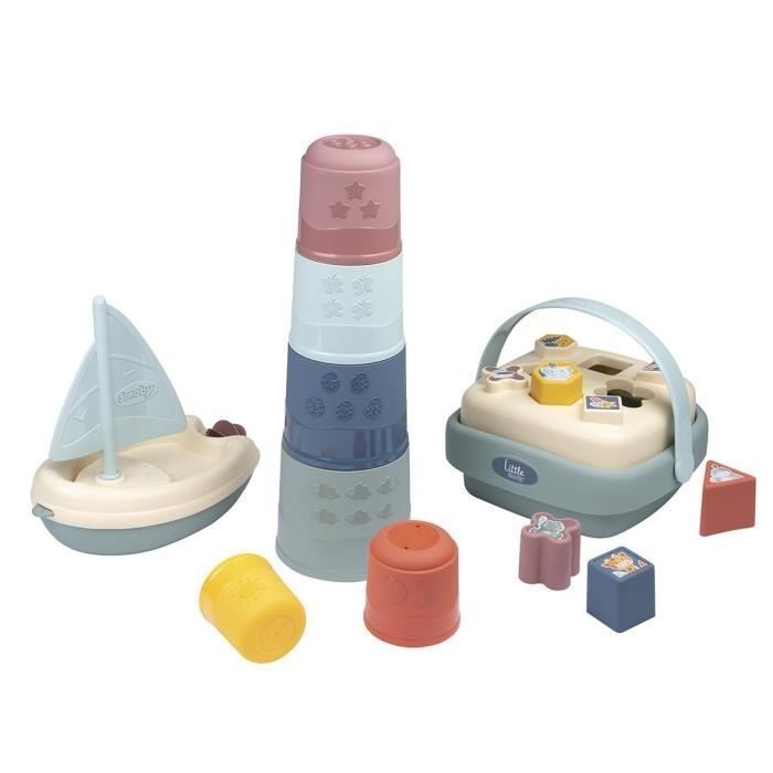 Coffret éveil et bain Little Smoby 3 jeux pour occuper et amuser bébé dans l'eau
