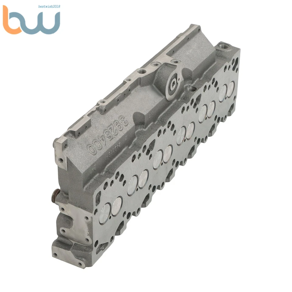 For Ram 2500 3500 5.9L 94-98 12V DSL 6B 6BT 6BTA Cylinder Head W/Valves & Spring Foto 3 de 4