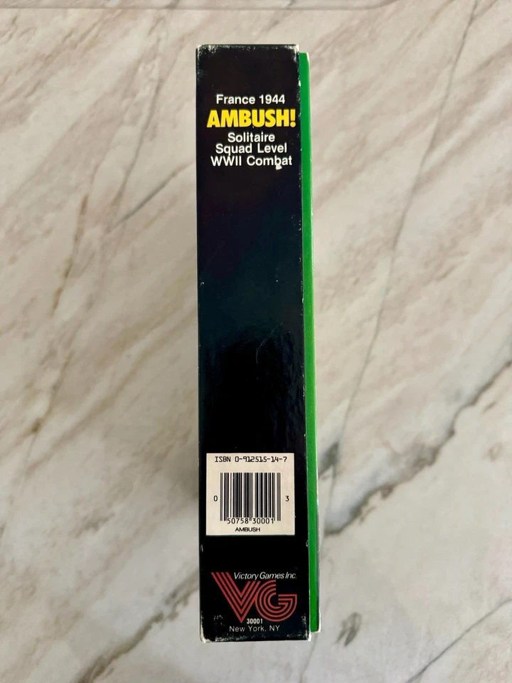 Vintage 1983 Victory Games AMBUSH! Solitaire Squad Level WWII Combat France 1944 - Image 3 of 4