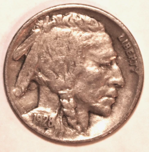 1928-P Buffalo Nickel - VG/Fine - #3192-05 FREE SHIPPING