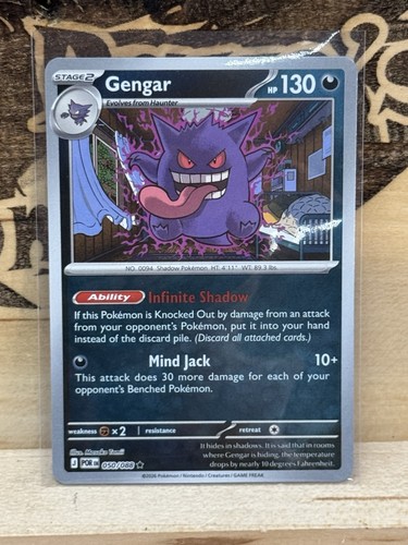 Gengar [Reverse Holo] #50 Pokemon Perfect Order