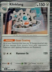Klinklang 063/086 Black Bolt Holo Rare