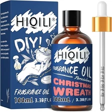 HIQILI Christmas Wreath Essential Oil 100ml - Pure Fragrance for... 