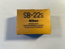 Nikon Speedlight SB-22 Shoe Mount Flash for Nikon w/ Soft Case Tested Works