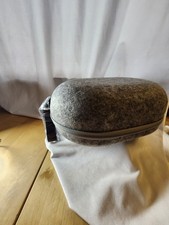 Carrying Case for Meta Vision Pro, Apple VR Headset, Zippered Hard Case Gray NEW