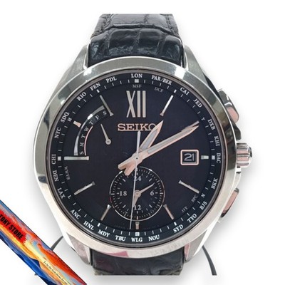 Seiko Herren Brights Flight Expert 8B630AL0 Solar Funkuhr leicht zerkratzt