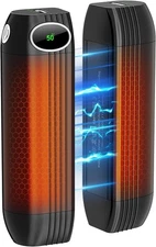 Hand Warmers Rechargeable 2 Pack, AI Smart Chip 20Hrs Long Safe Mini, Black 