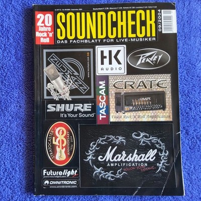 Soundcheck 09-2004, Rush, Shure  SLX, Tapco S8, Hartke A70, Johnson, Aufkleber