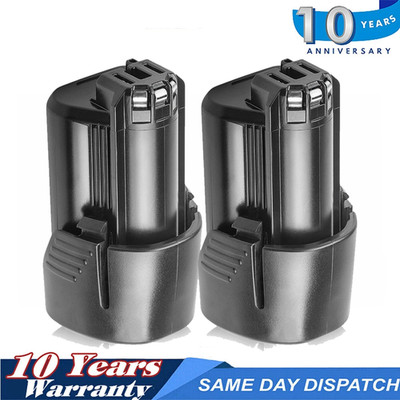 NEW 4.8Ah 2X 12V Lithium-ion Battery For Bosch BAT411 BAT412 BAT414 GSR GDR GSB