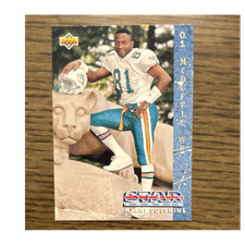 Upper Deck 1993 O.J. McDuffie #16 Star Rookie Miami Dolphins NFL Football Card. rookie card picture