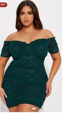 fashion nova off shoulder bodycon dress