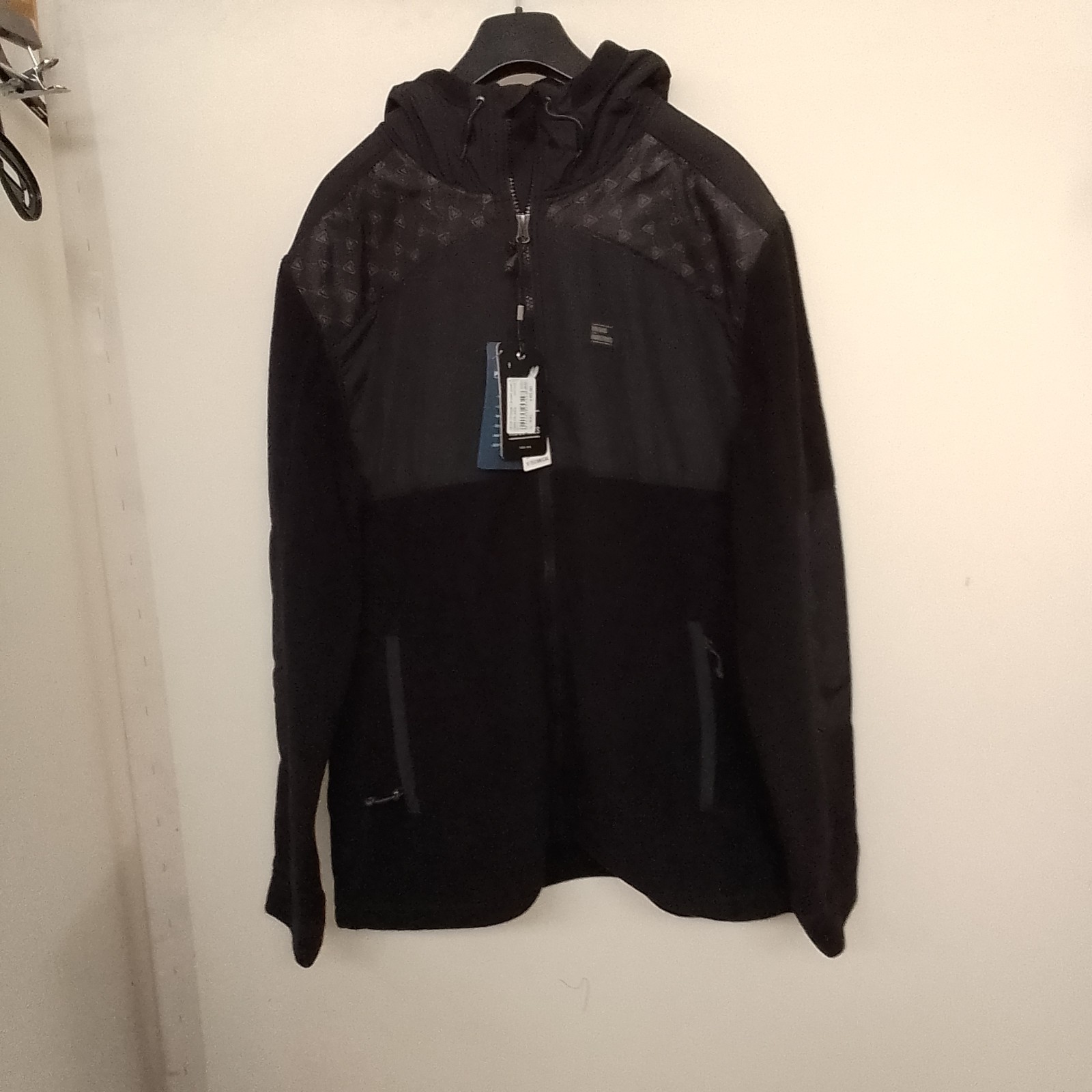 Chaqueta Landell polar vintage negra talla XXL